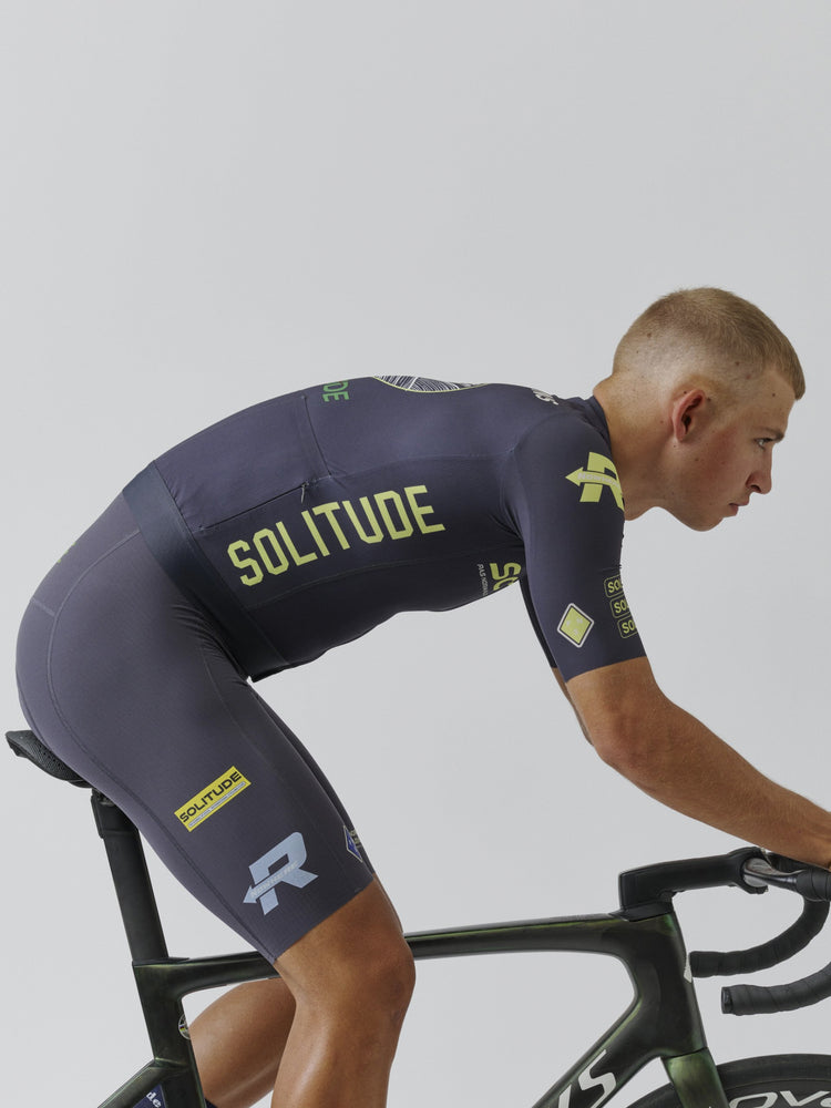 Solitude Jersey-logo voor heren - diepgrijs
