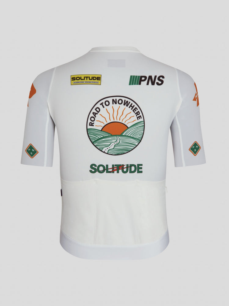 Men's Solitude Jersey Logo - White