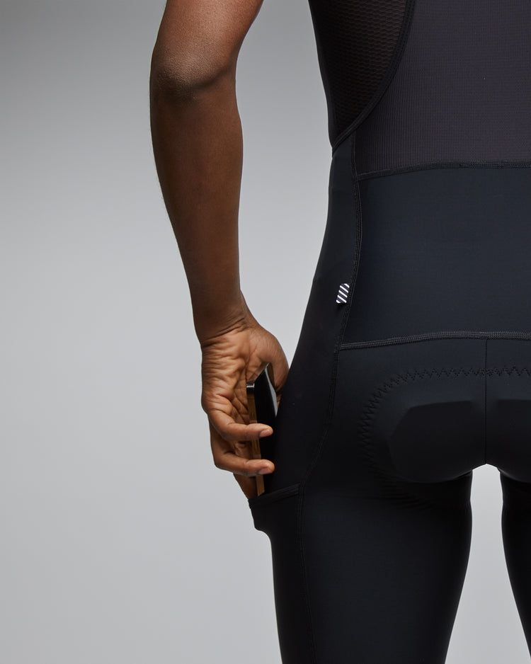 MEN Cargo Bibs - Black