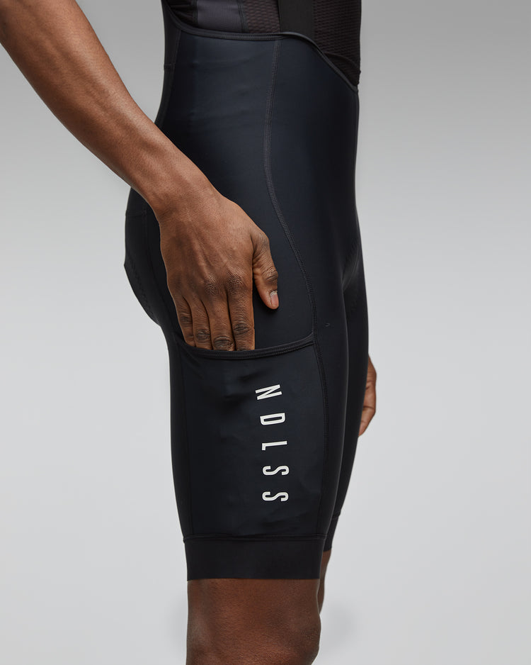 MEN Cargo Bibs - Black