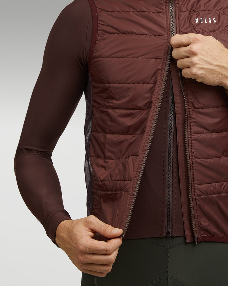 Insulated Gilet - Dark Wine