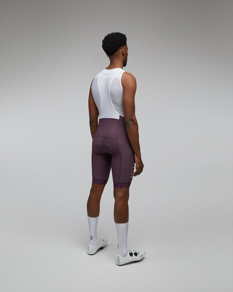 MEN FAST Bib Shorts - Plum