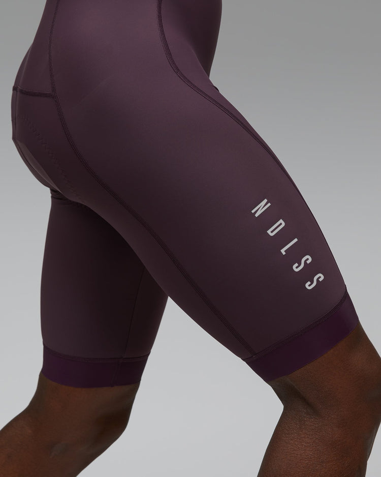 MEN FAST Bib Shorts - Plum