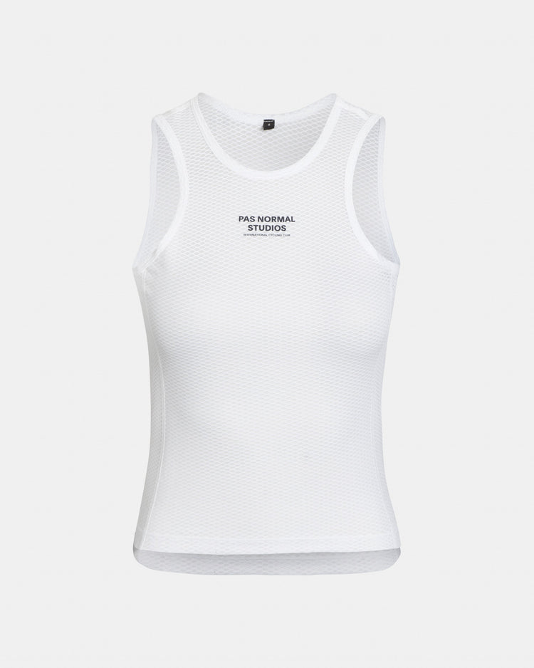 Camiseta interior sin mangas para mujer - blanco