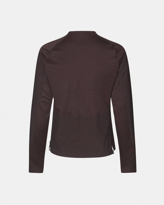 Camiseta técnica de manga larga Escapism para mujer - Rojo oscuro