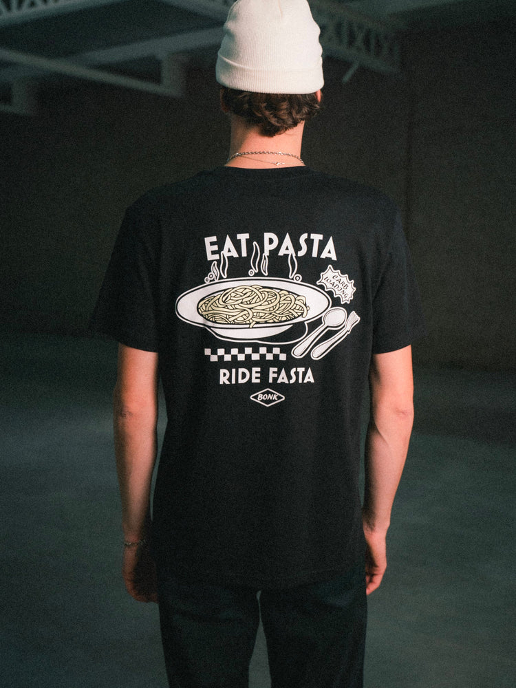 Camiseta Pasta - Negro