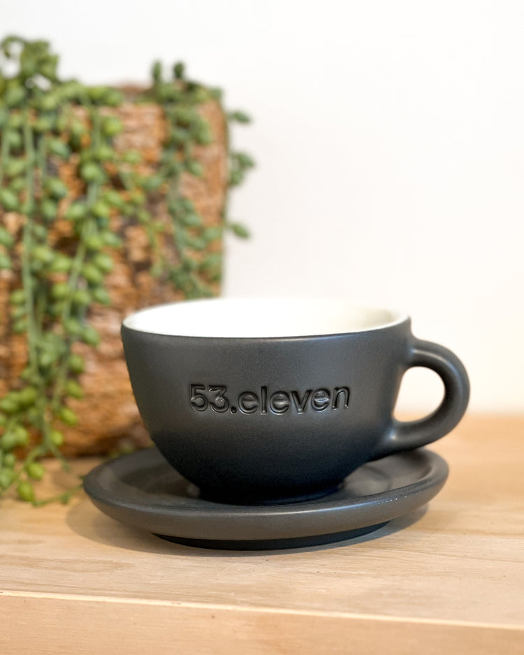53.eleven Cappuccino/Flatwhite Cup and Saucer