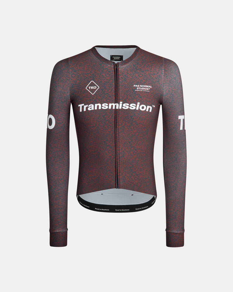 Men's T.K.O. Mechanism Long Sleeve Jersey - Mahogany Transmission