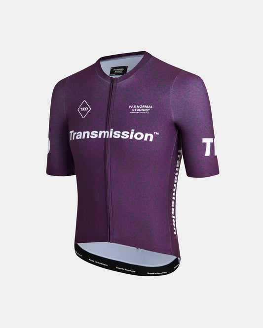 Maillot de manga corta TKO - Transmisión violeta oscuro