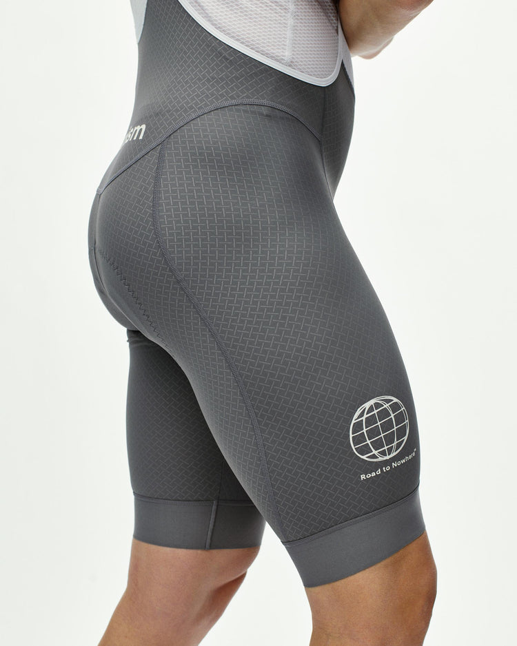 Men's Mechanism Logo Bibs-Medium Grey