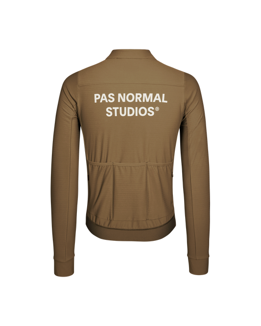 Men's Essential Long Sleeve Jersey - Ash Brown