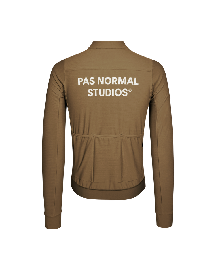 Men's Essential Long Sleeve Jersey - Ash Brown
