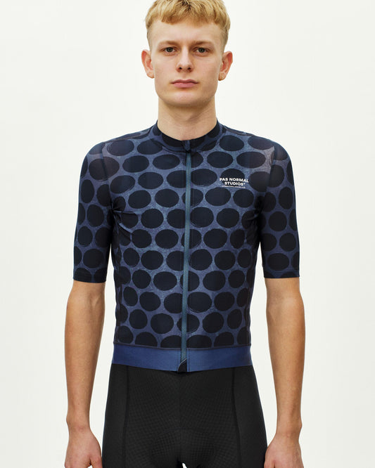 Men's Essential Jersey - Dot Dark Navy