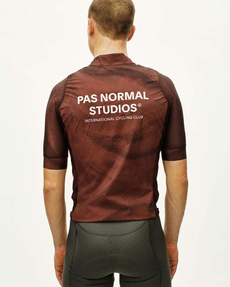 Men's Mechanism Stow Away Gilet - AOP Light Brown