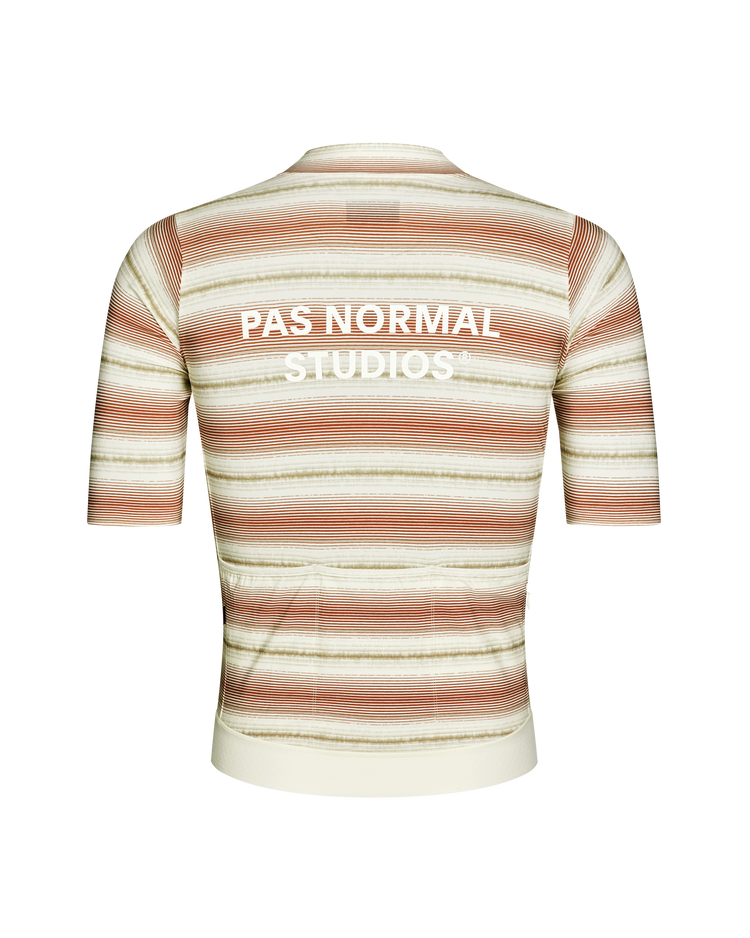 Men's Essential Jersey - Off White Stripe