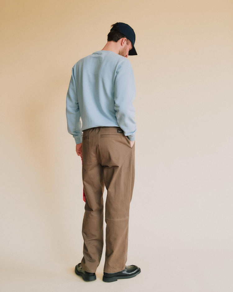 Off-Race Logo Sweatshirt — Light Blue