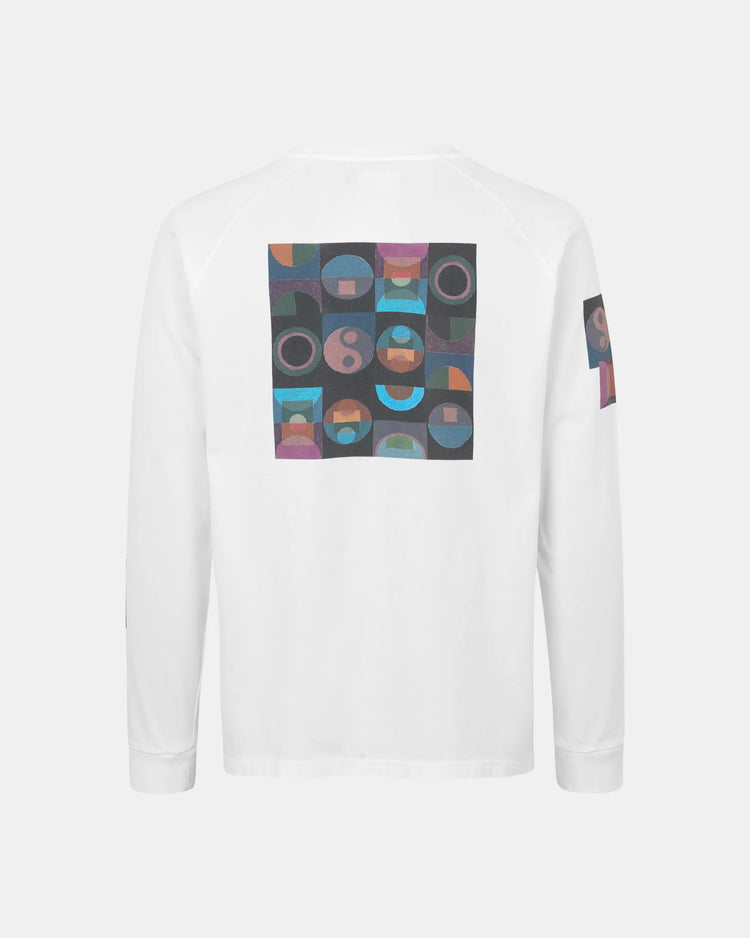 T.K.O. Off-Race Long Sleeve T-Shirt - White