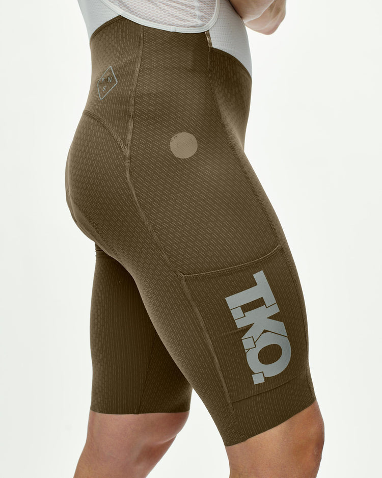 Men's T.K.O. Essential Light Cargo Bibs - Dark Stone