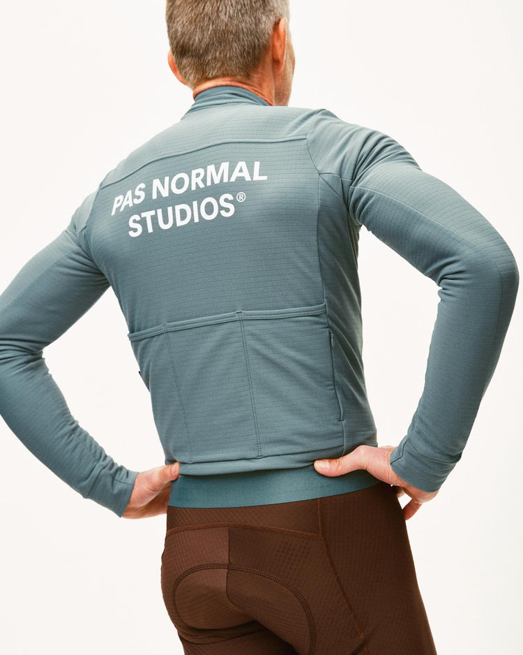 Men's Essential Long Sleeve Jersey - Grey Teal