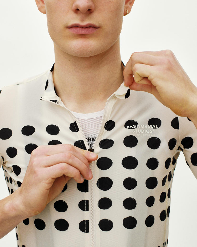 Men's Essential Jersey - Dot Off White