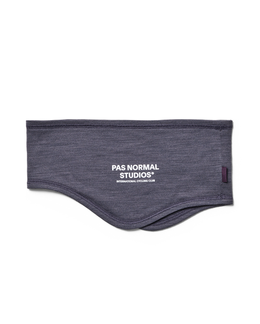 Logo Merino Headband - Steel