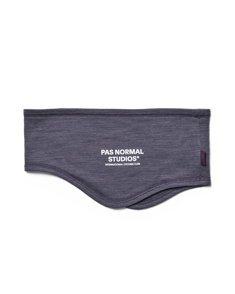 Logo Merino Headband - Steel