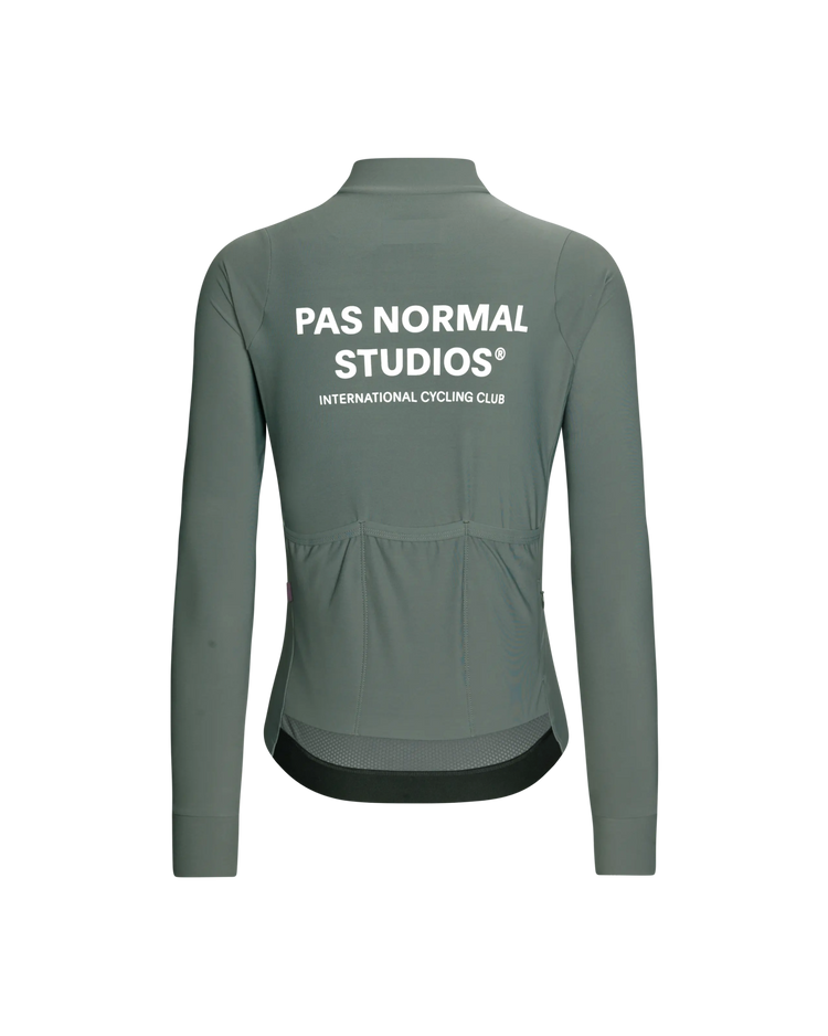 Women's Mechanism Long Sleeve Jersey - Dark Moss