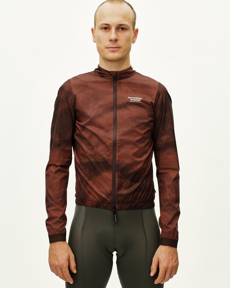 Men's Stow Away Jacket - AOP Light Brown
