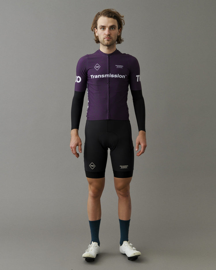 T.K.O. Short Sleeve Jersey - Dark Purple Transmission
