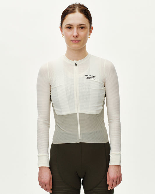 Women's Mechanism Pro LS Jersey - Off White / Light Grey