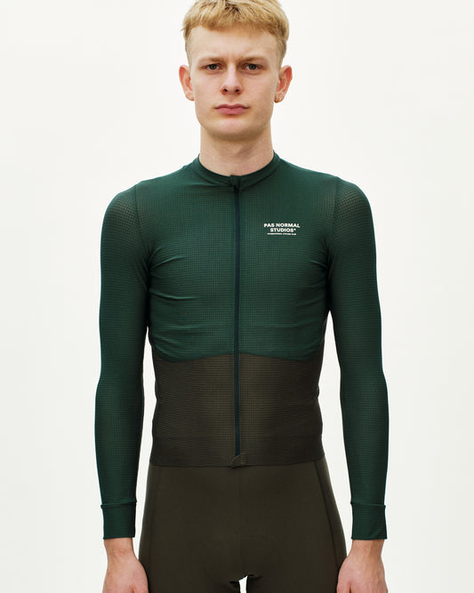 Men's Mechanism Pro LS Jersey - Petroleum / Dark Olive
