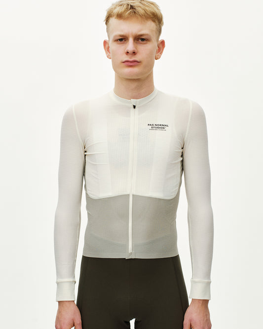 Men's Mechanism Pro LS Jersey - Off White / Light Grey