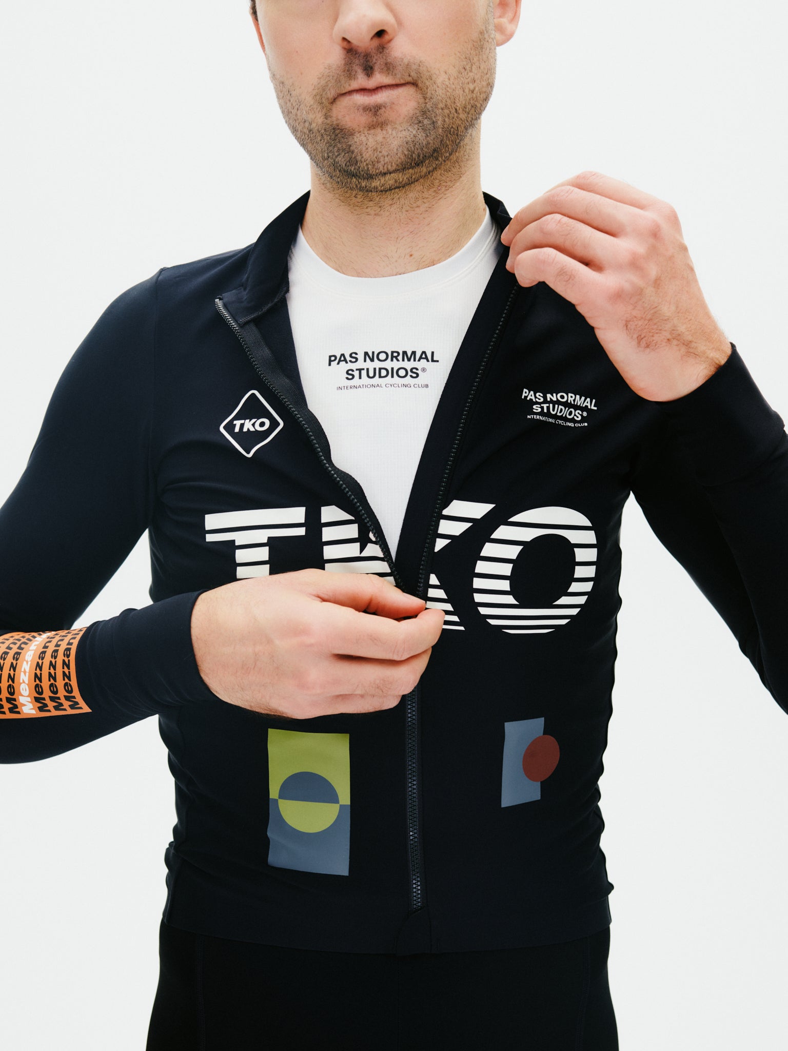 Men's T.K.O. Mechanism Long Sleeve Jersey - Black