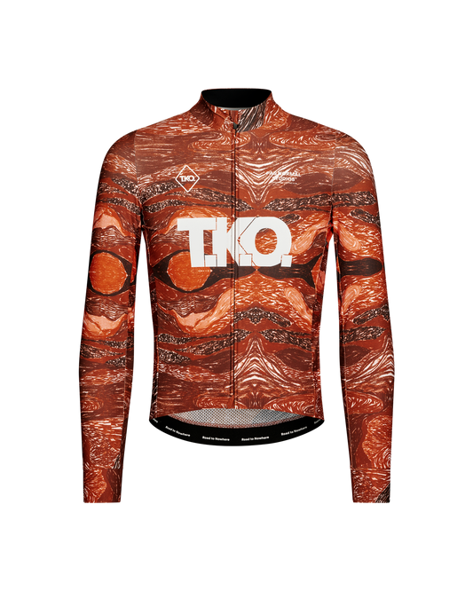 Men's TKO Mechanism Long Sleeve Jersey - Red