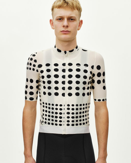 Men's Essential Jersey - Dot Off White