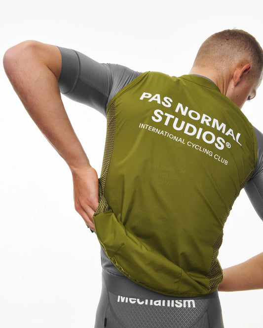 Men's Mechanism Stow Away Gilet - Green