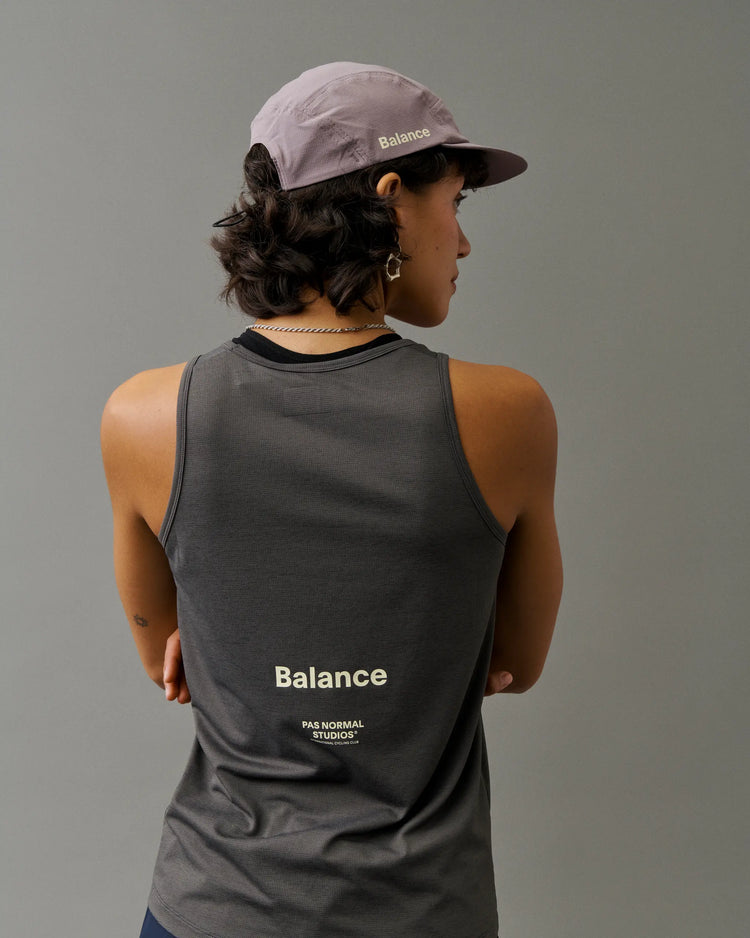 Women's Balance Sleeveless Top - Stone Grey