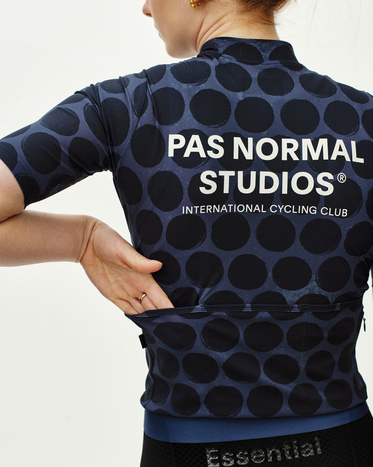 Women's Essential Jersey - Dot Dark Navy