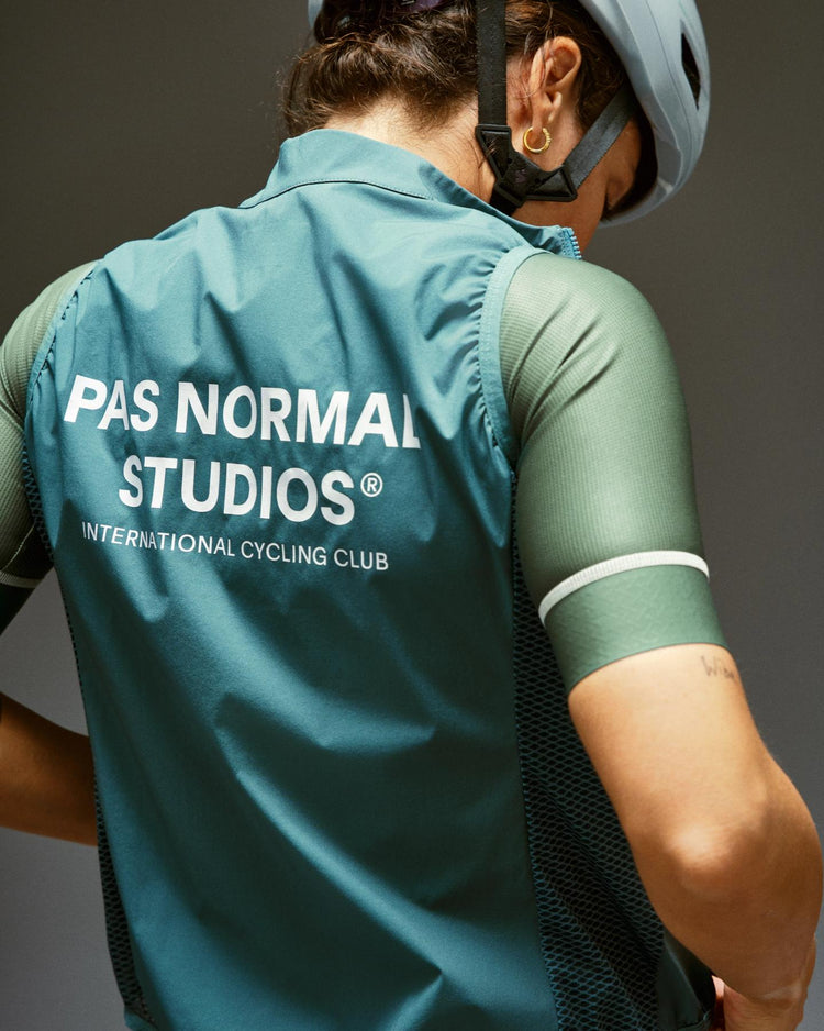 Women's Mechanism Stow Away Gilet - Grey Teal