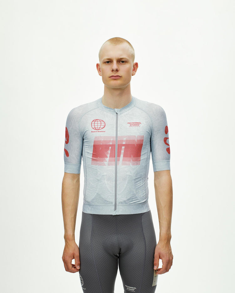 Men's Mechanism Logo Jersey - RTN Light Aqua
