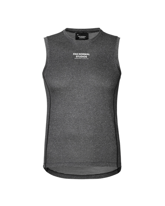 Mid Sleeveless Base Layer — Black