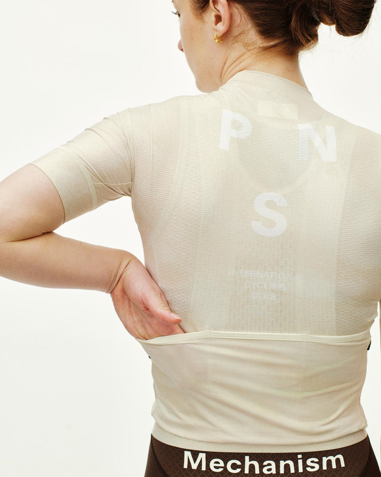 Women's Mechanism Jersey - AOP Off White