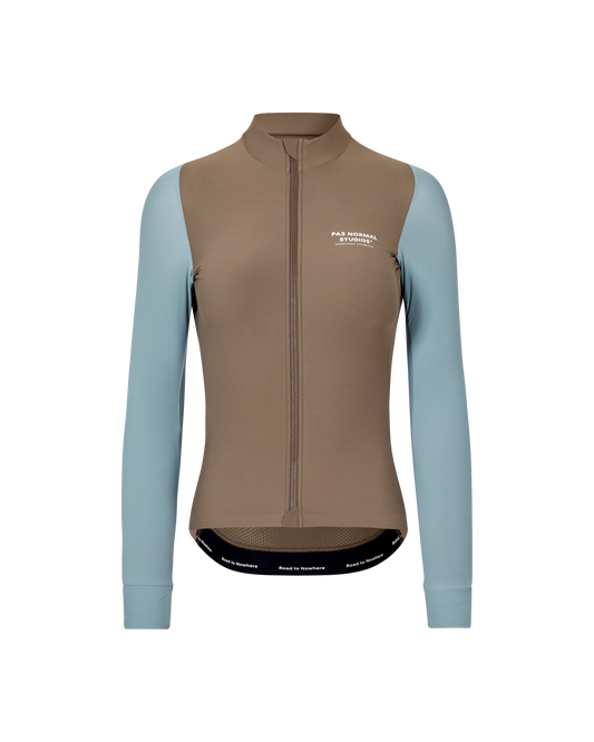 Women's Mechanism Long Sleeve Jersey - Dusty Blue/Dark Stone
