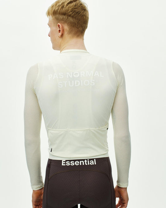 Men's Essential Light Long Sleeve Jersey-Off White