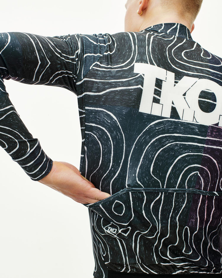 Men's TKO Mechanism Long Sleeve jersey - Black Multi