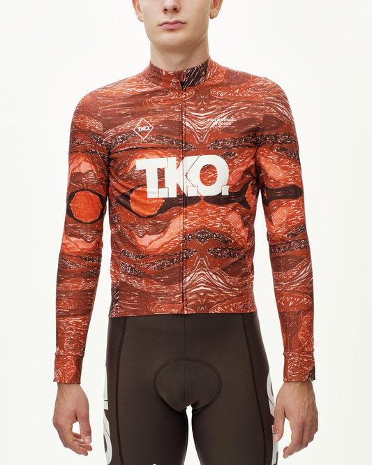 Men's TKO Mechanism Long Sleeve Jersey - Red