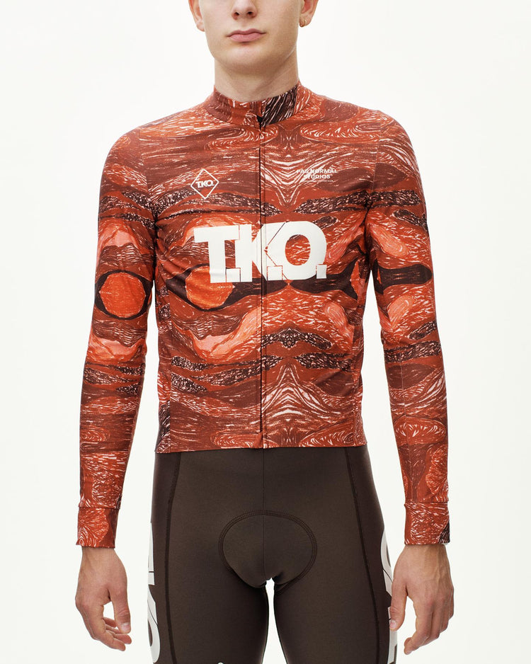 Men's TKO Mechanism Long Sleeve Jersey - Red