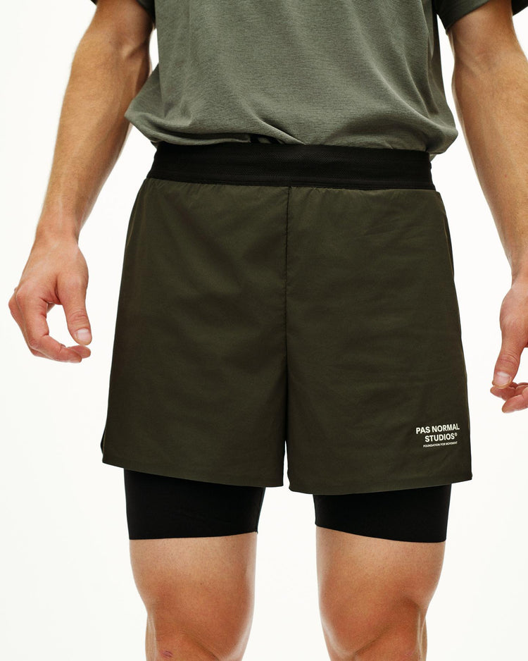 Men's Balance 2-in-1 Shorts - Dark Olive