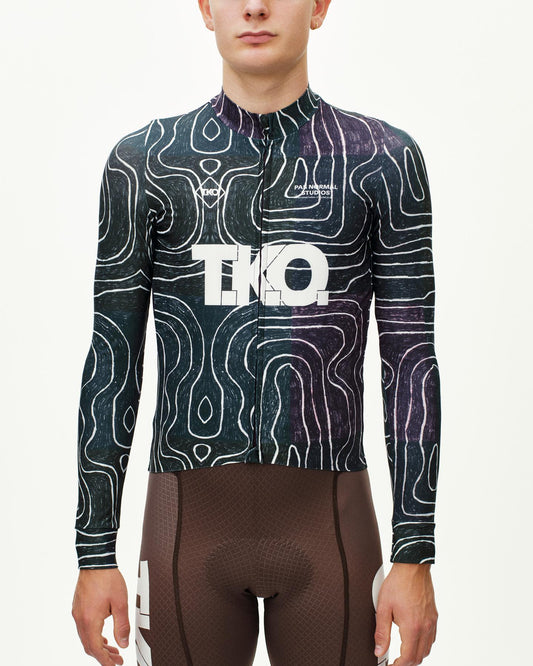 Men's TKO Mechanism Long Sleeve jersey - Black Multi