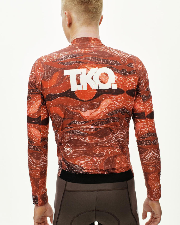 Men's TKO Mechanism Long Sleeve Jersey - Red